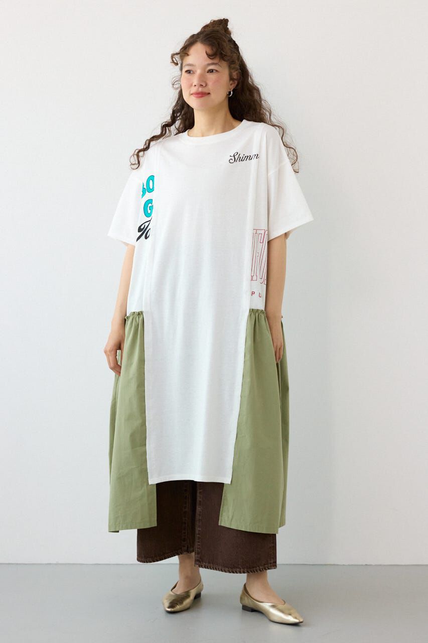 RODEO CROWNS「ドッキングカットワンピース」|ワンピース|O/WHT1