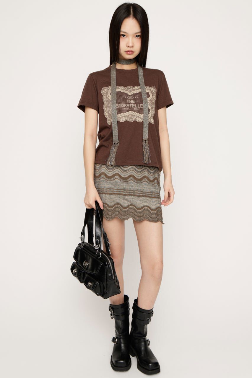 SLY「KNIT FRILL CAMI トップス」|キャミソール|