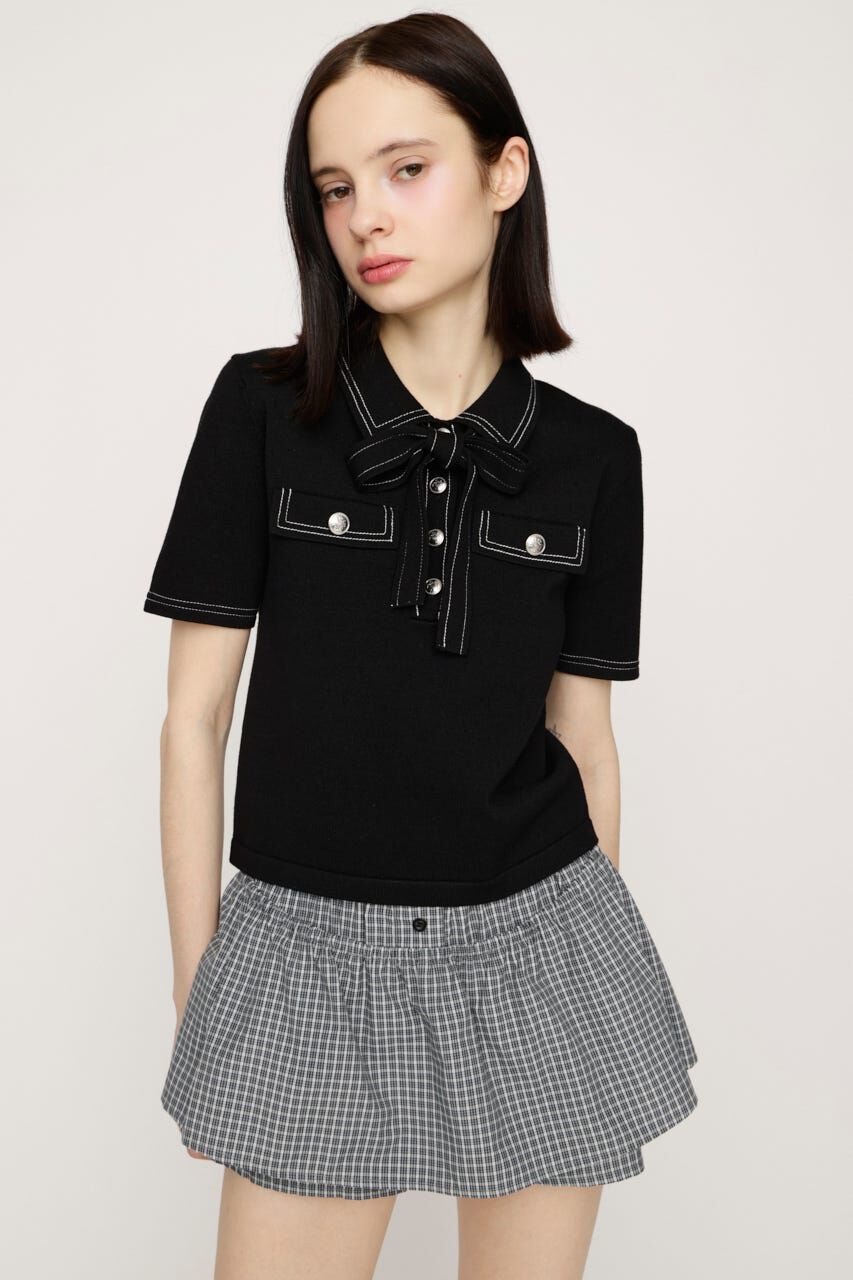 SLY「STICH COMPACT KNIT トップス」|ニット・セーター|