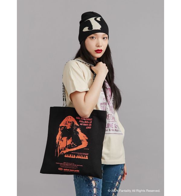 jouetie「【JANIS】chain and synthetic leather strap tote bag【コラボ】」|トートバッグ|