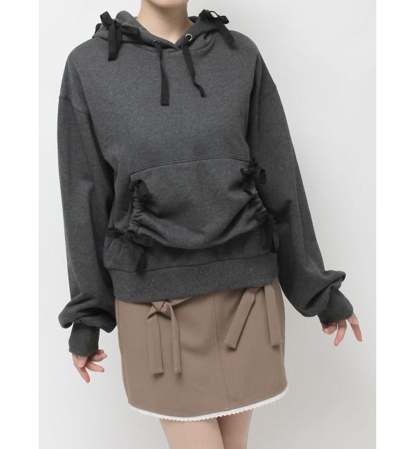 merry jenny「ribbon ribbon hoodie」|パーカー|