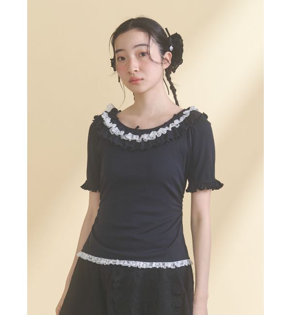 merry jenny「romantic frill summer top」|Tシャツ・カットソー|