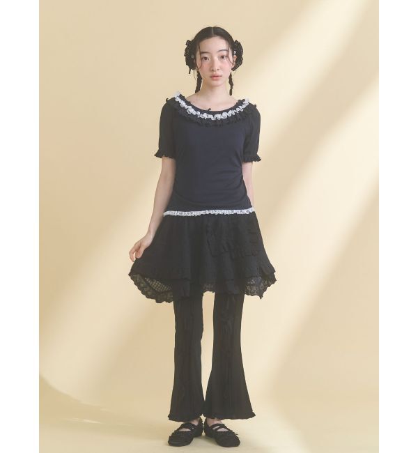 merry jenny「romantic frill summer top」|Tシャツ・カットソー|
