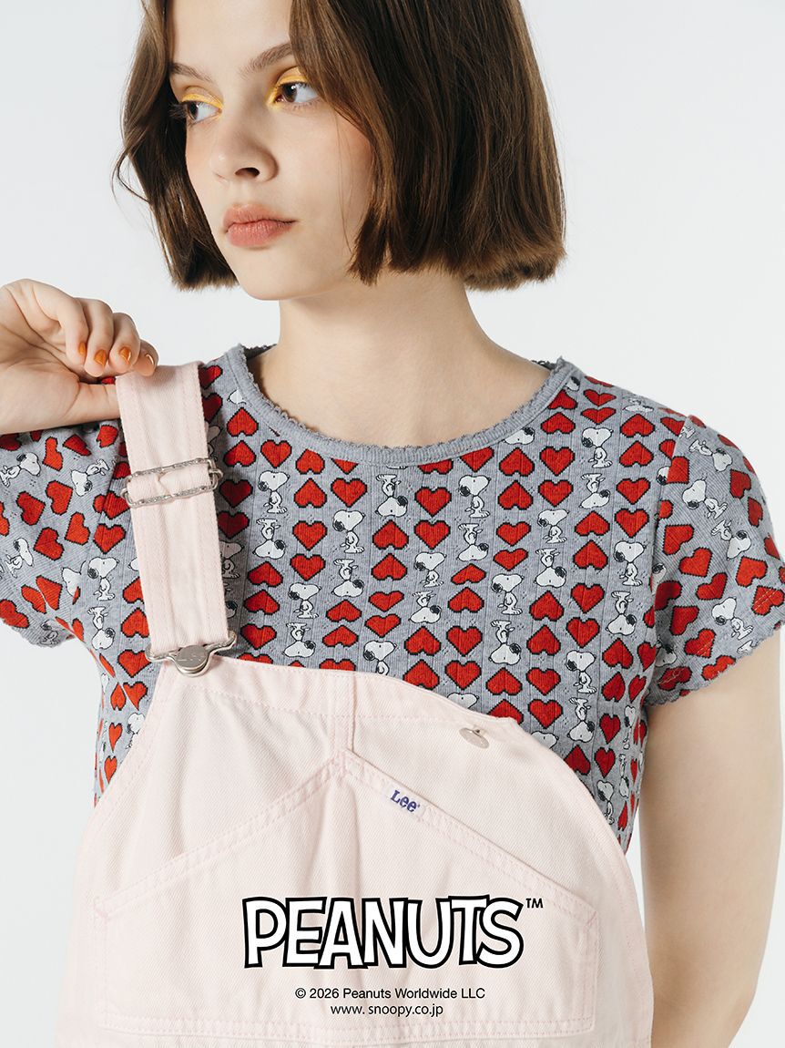 FURFUR「スヌーピーコラボ総柄Tシャツ」|Tシャツ・カットソー|