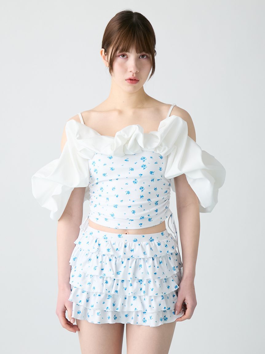 FURFUR「【WEB限定カラー】フリルオフショルセットスウィムウェア」|その他|