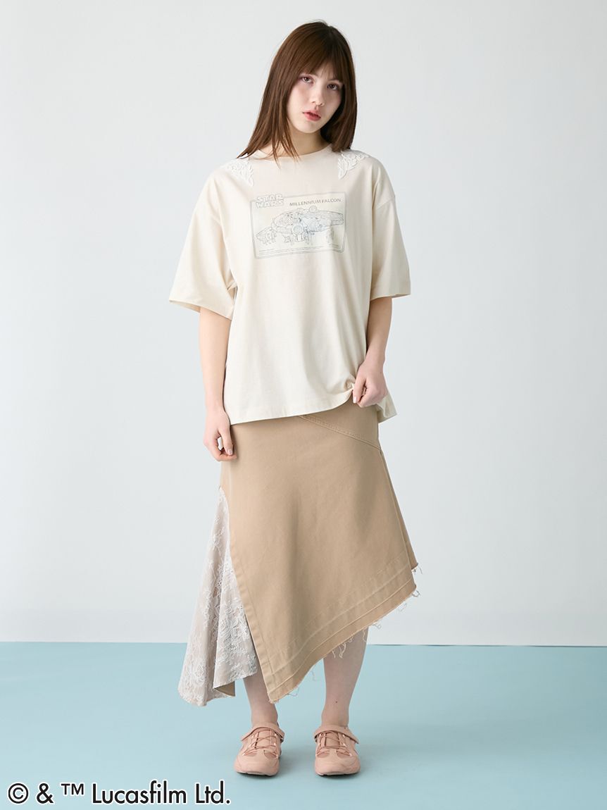 FURFUR「【STAR WARS(TM)】グラフィックプリントレースTシャツ」|Tシャツ・カットソー|