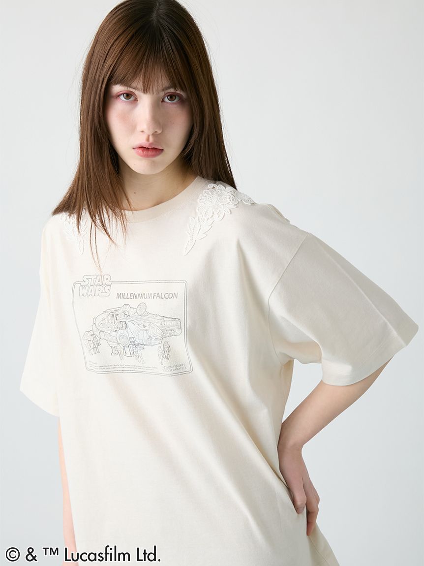 FURFUR「【STAR WARS(TM)】グラフィックプリントレースTシャツ」|Tシャツ・カットソー|
