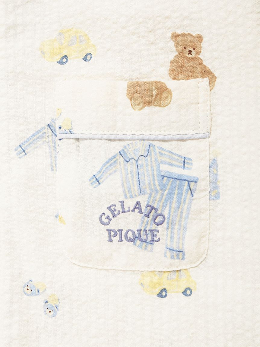 GELATO PIQUE KIDS & BABY「【BABY】パジャマパーティー柄ロンパース」|ロンパース|