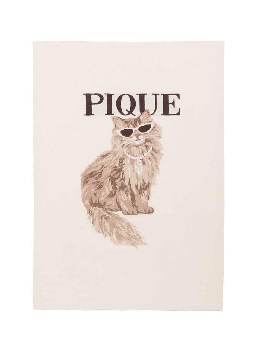 gelato pique「ファッションCATS&DOGSジャガードブランケット」|ブランケット|