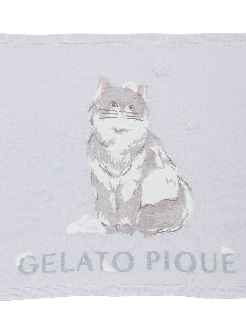 gelato pique「バスタイムCATブランケット」|ブランケット|