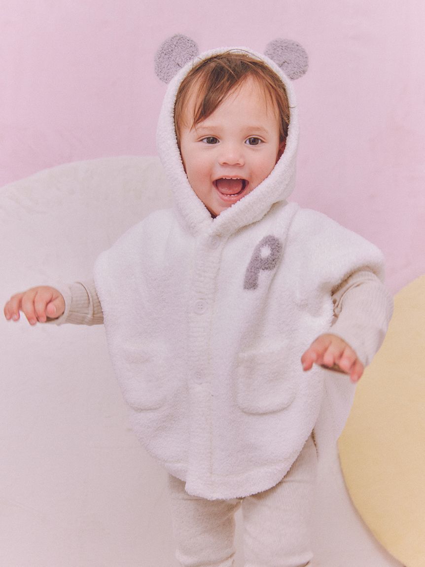 GELATO PIQUE KIDS & BABY「【ラッピング済み】【BABY】パウダーアニマルポンチョ&スタイセット BOX付き」|その他ベビー用品|