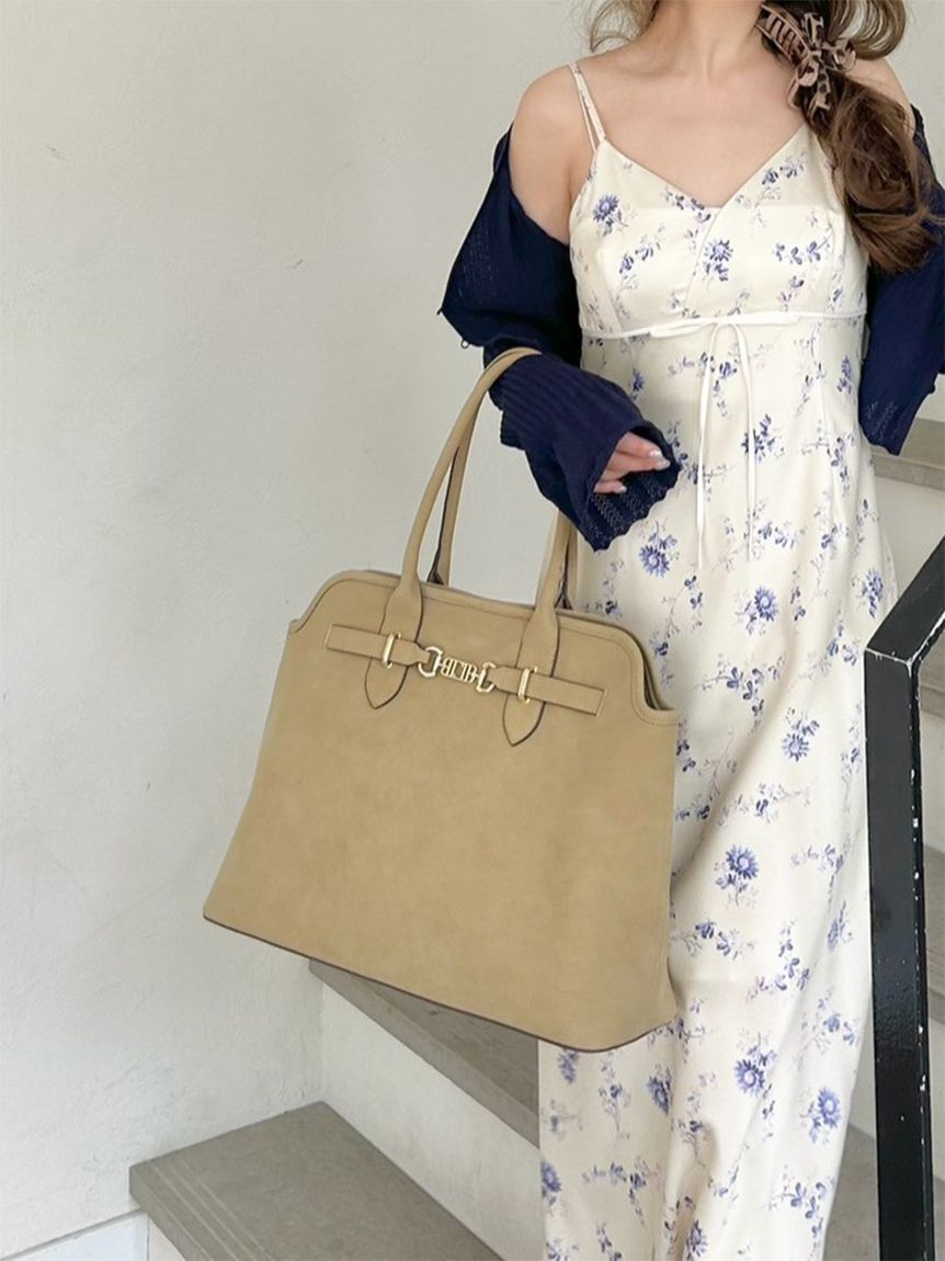 LILY BROWN「LBビットトートバッグ」|トートバッグ|BEG