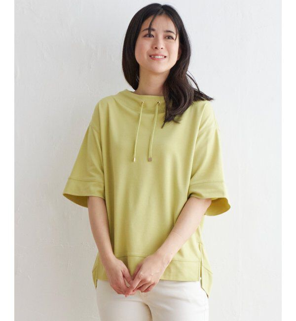 ikka「【雑誌 InRed 6月号掲載】コットンUSA鹿の子スピンドルプルオーバー」|Tシャツ・カットソー|