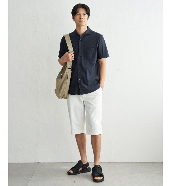 ikka「6.5分丈ドビーイージーハーフパンツ」|その他|
