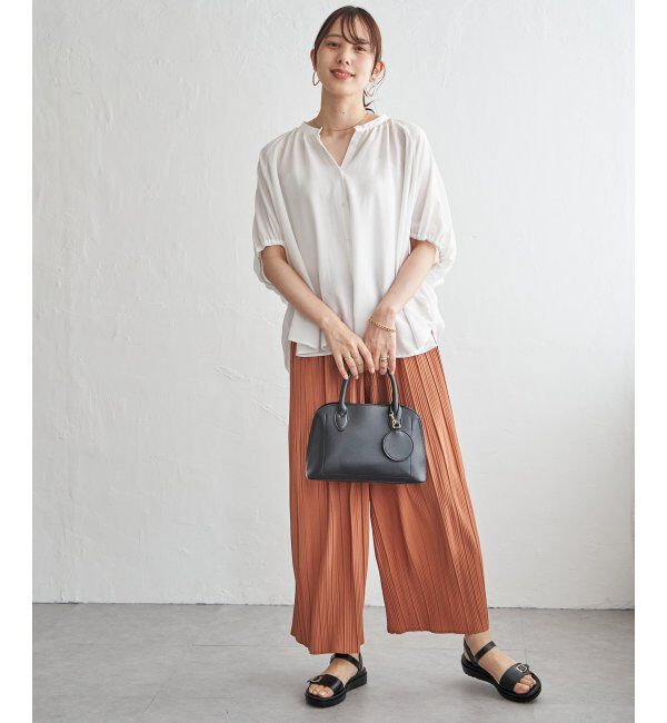 ikka「【接触冷感】ドルマンギャザーシャツ」|シャツ・ブラウス|