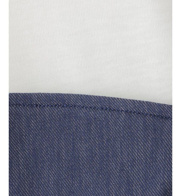 ikka kids「ニットデニムキャミドッキングプルオーバー（120~160cm）」|Tシャツ・カットソー|