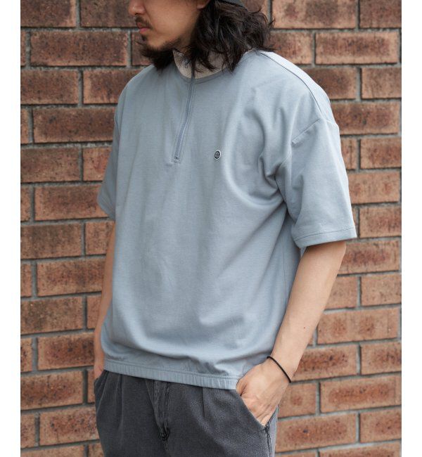 VENCE share style「DISCUS ATHLETIC クールマックスハーフZIP」|Tシャツ・カットソー|スカイブルー