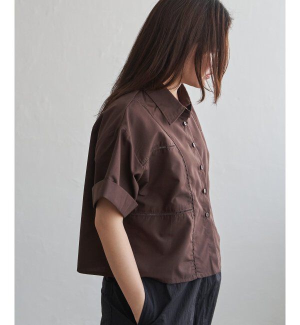VENCE share style「はしごレースビッグシャツ」|シャツ・ブラウス|