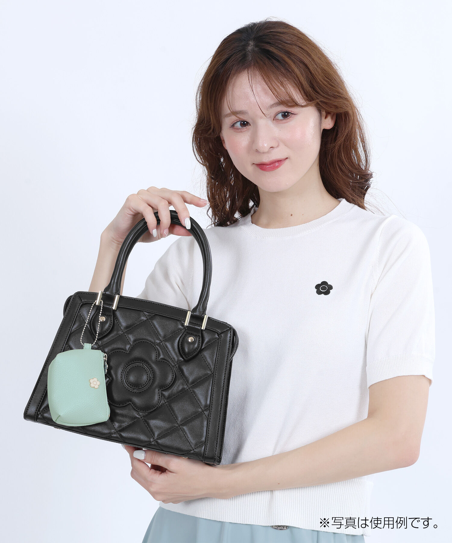 MARY QUANT「シュリンクエポデイジー 舟型ポーチミニミニ」|ポーチ|