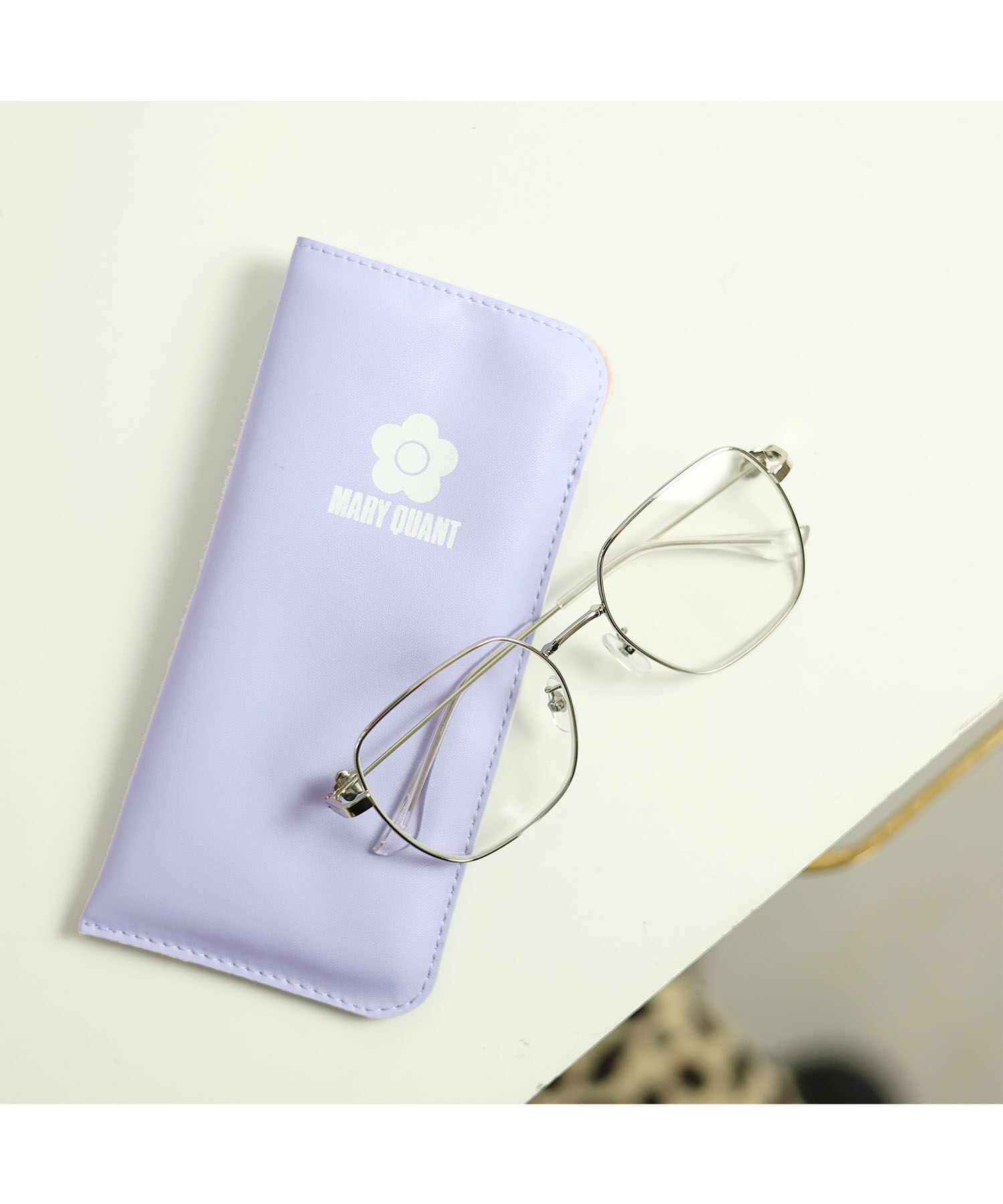 MARY QUANT「ベーシックフラット メガネケース」|その他|