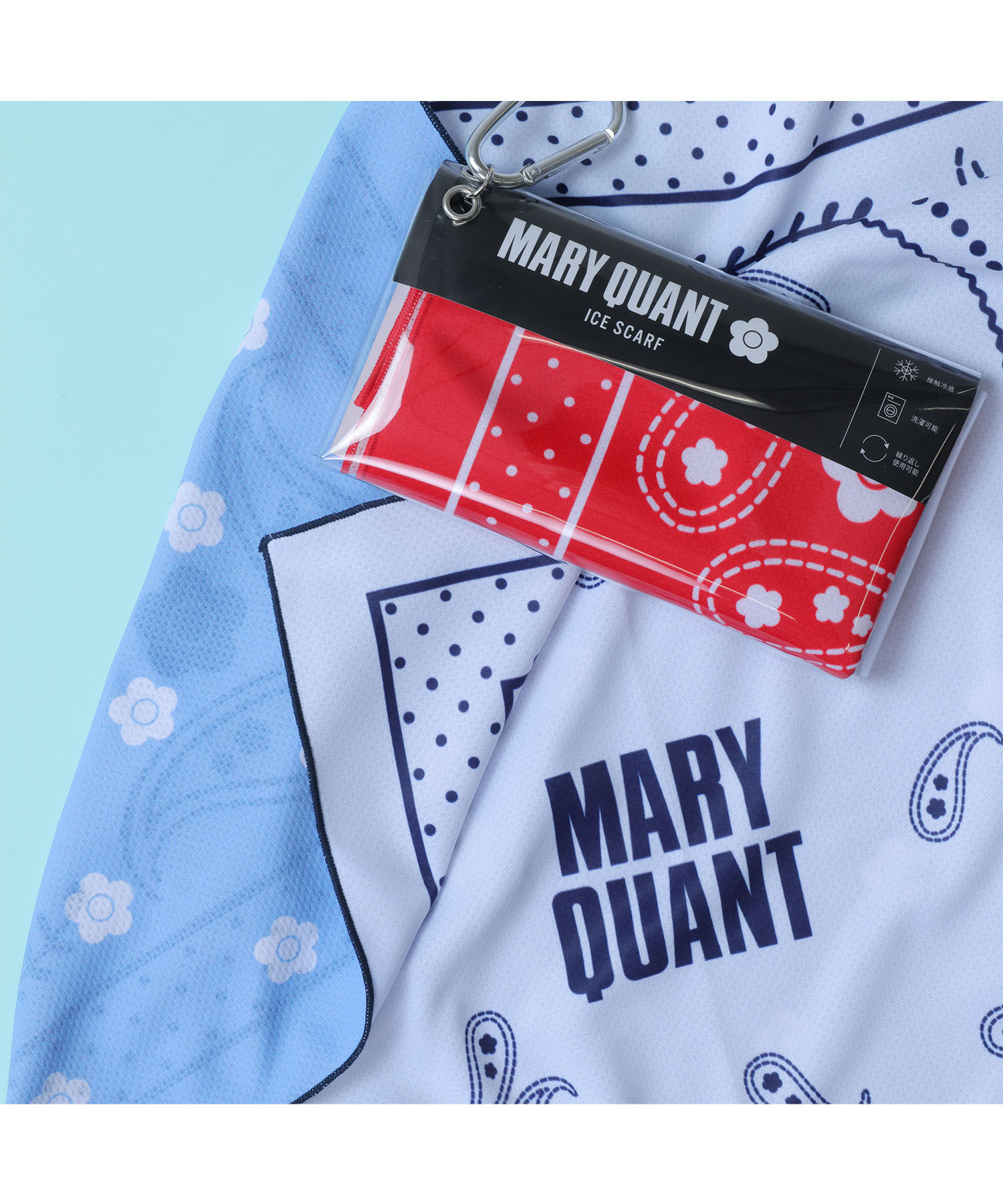 MARY QUANT「バンダナライクアイス スカーフ」|バンダナ・スカーフ|