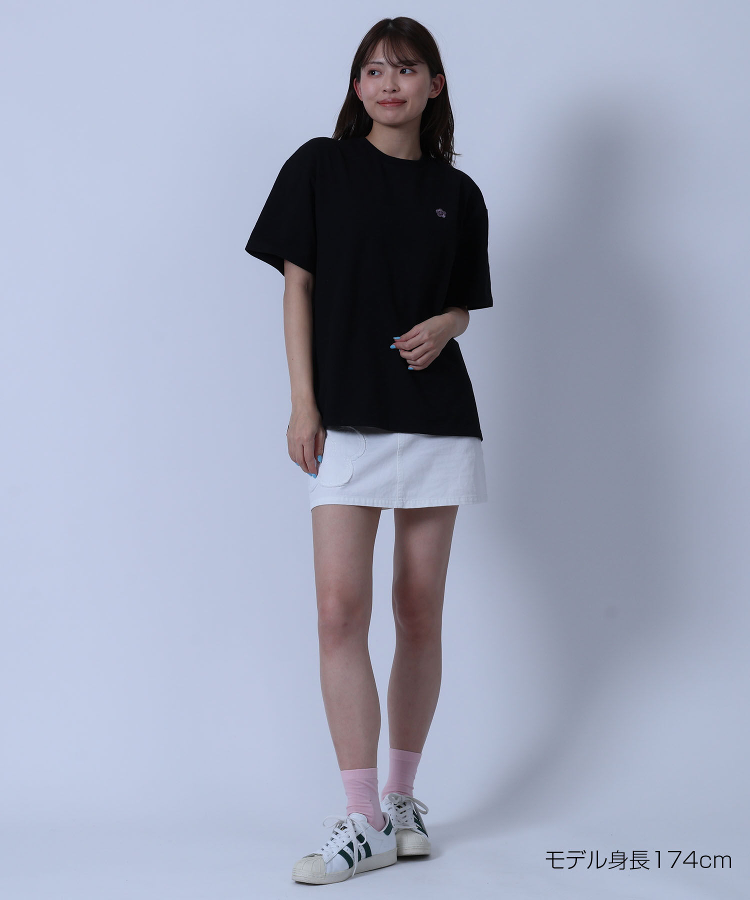 MARY QUANT「デイジーパッチデニムミニ スカート」|スカート|