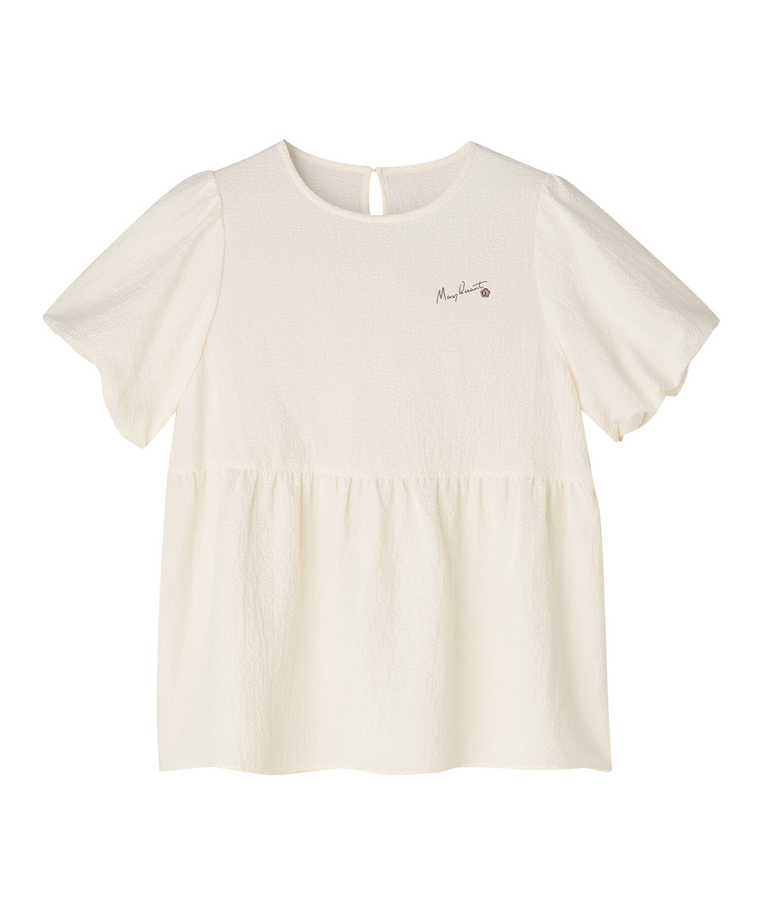 MARY QUANT「シアサッカーペプラム ブラウス」|シャツ・ブラウス|