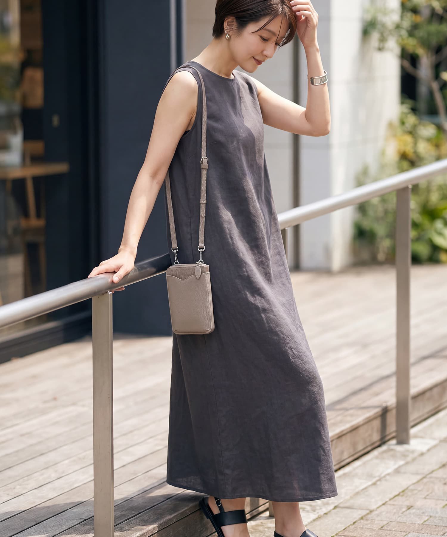 STYLE DELI「【DELI by】リアルレザースマートウォレットショルダー」|財布|