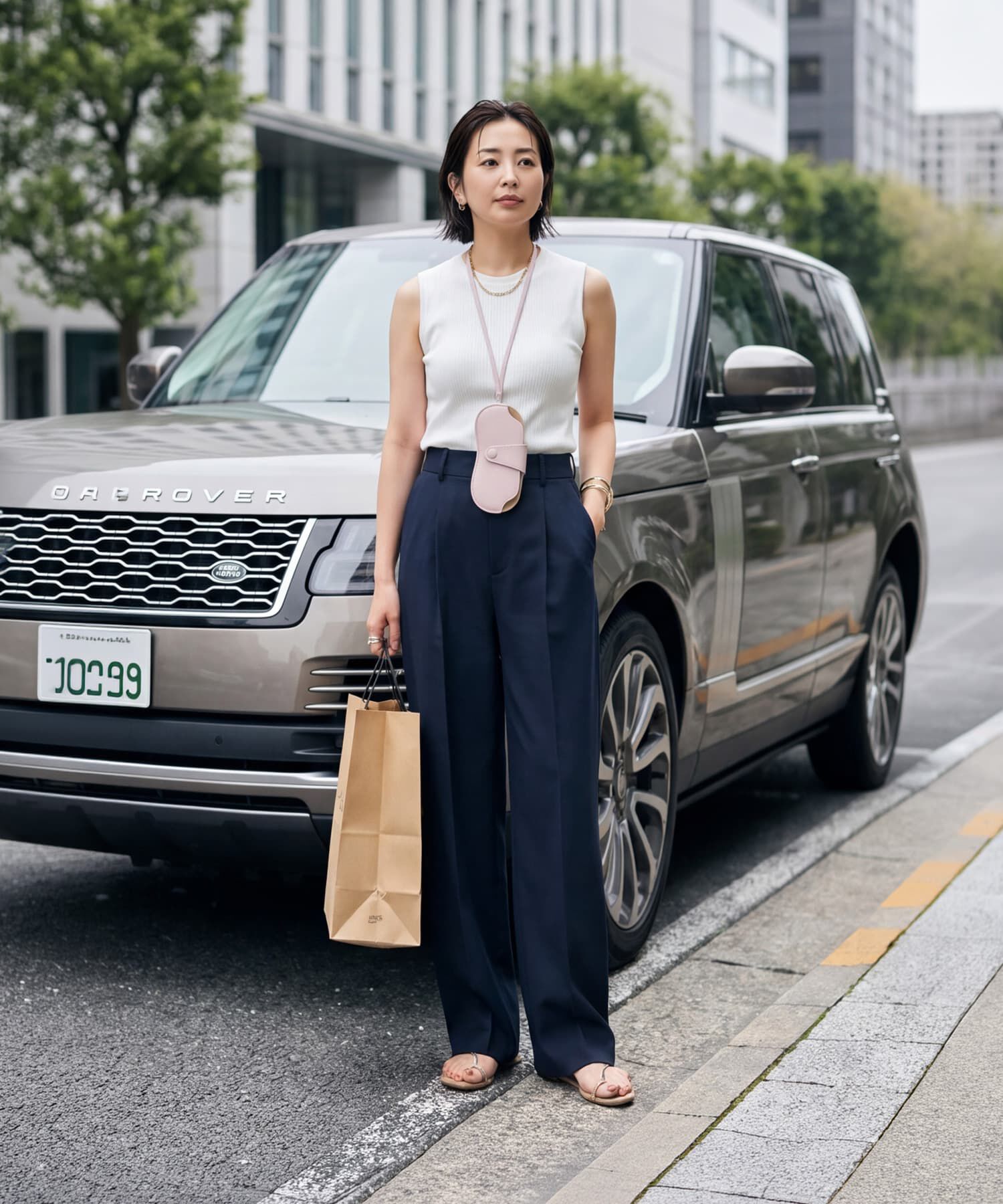 STYLE DELI「【DELI by】ネックストラップ付きリアルレザーサングラスケース」|その他|