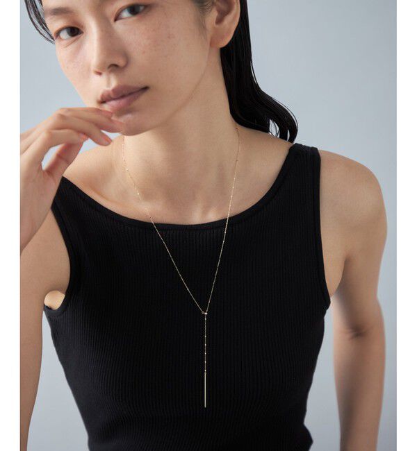 Jouete「K10YG ロング ネックレス」|ネックレス|