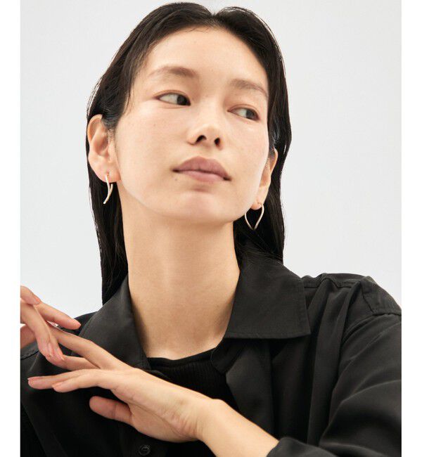 Jouete「フープピアス ツイスト size/L」|ピアス|