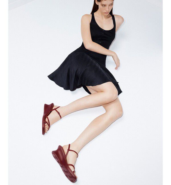 CAMPER「[カンペール] LOUISE SANDAL / サンダル」|サンダル|ワインレッド