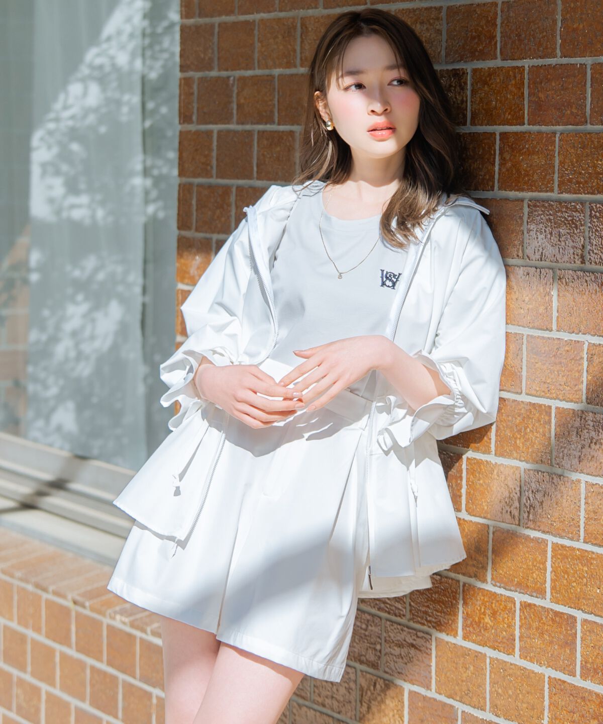 WILLSELECTION「ロゴ刺繍タックスリーブTシャツ」|Tシャツ・カットソー|