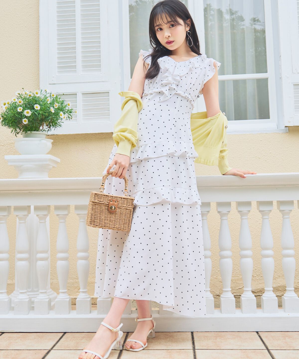 WILLSELECTION「ラッフルフリルティアードワンピース」|ワンピース|