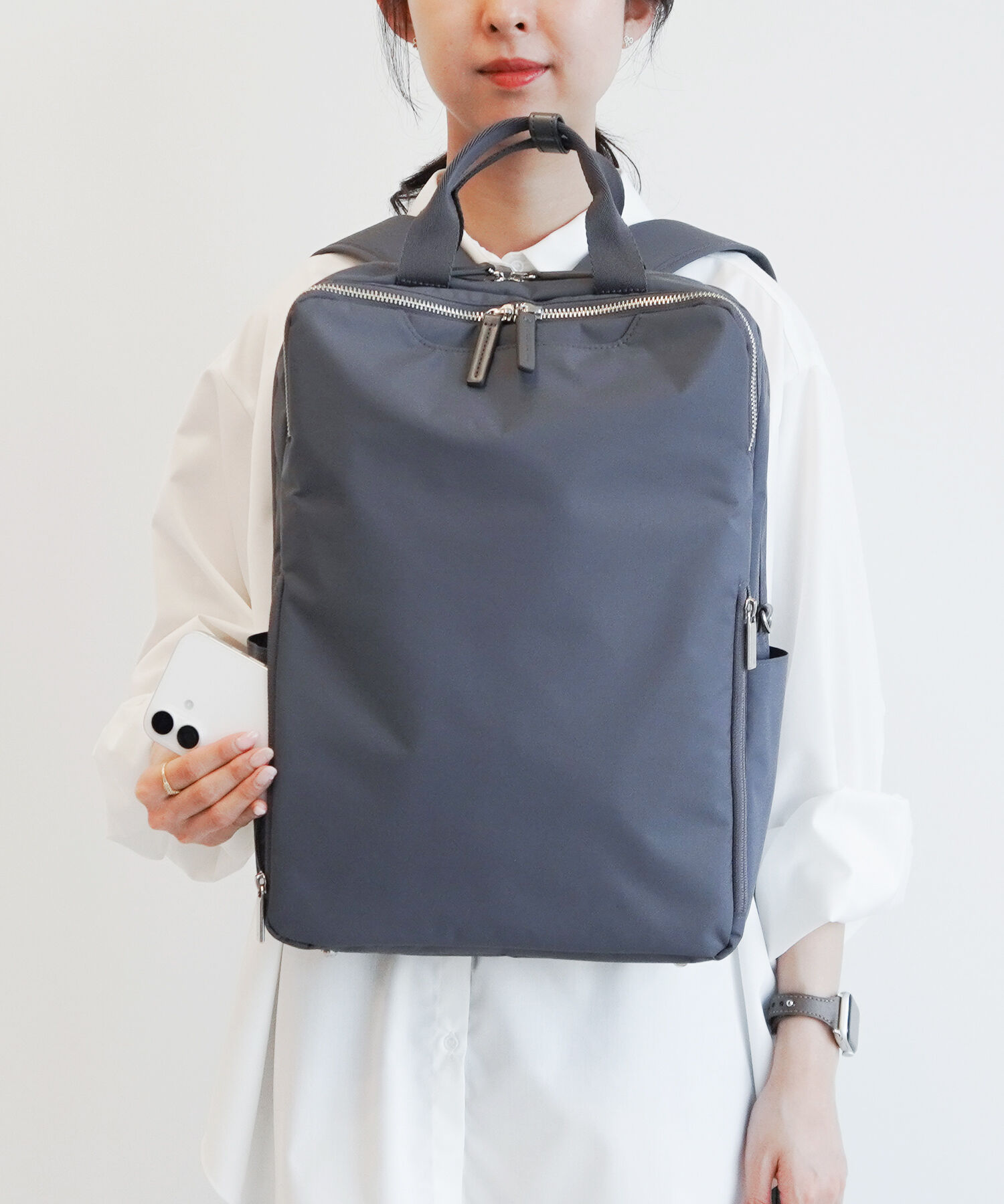 ace.「ace./エース フィッテム ライト リュックサック ビジネス 取り外し可能な背面パッド付 A4 14インチ 20392」|リュック|