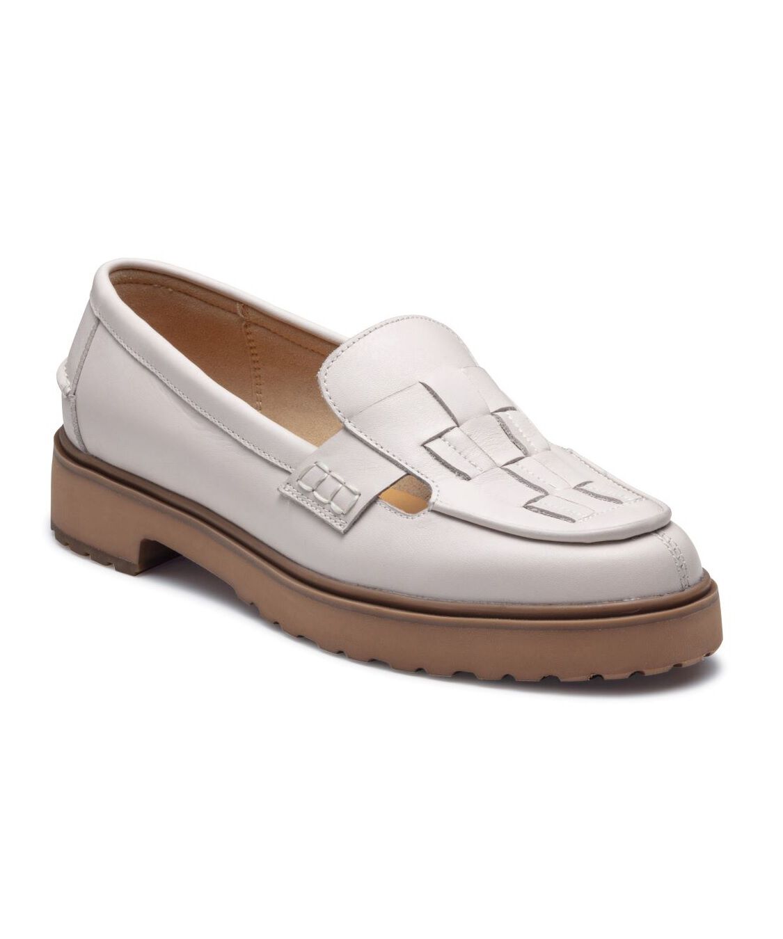 REGAL SHOES「REGAL イントレチャートローファー【ヒール30mm】　商品コード：F80RAG」|ローファー|