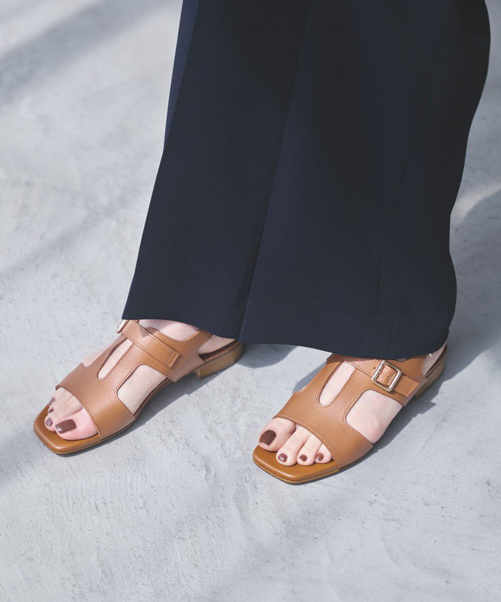 REGAL SHOES「REGAL フラットサンダル【ヒール15mm】　商品コード：F01SAH」|サンダル|