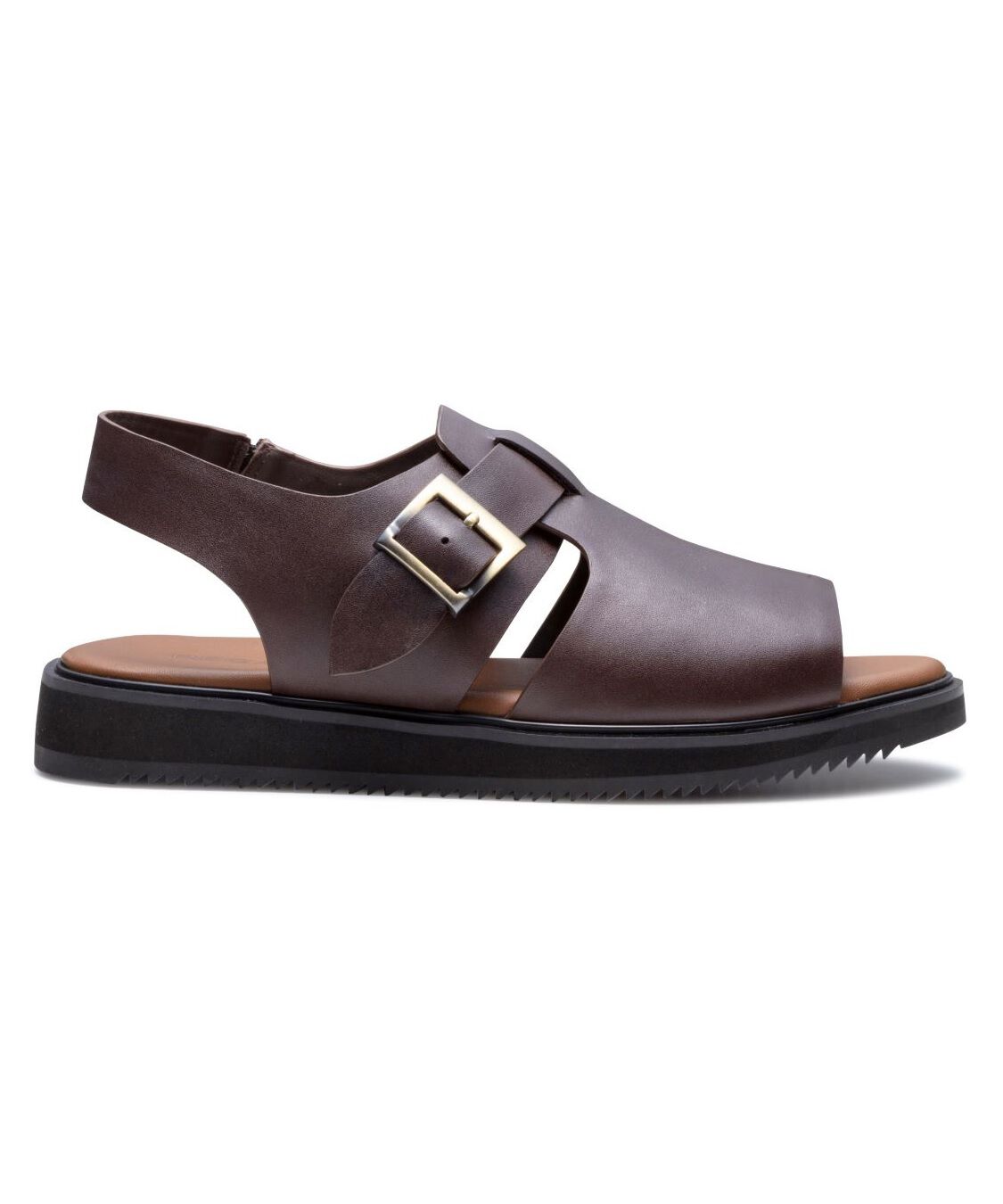 REGAL SHOES「REGAL レザーサンダル　商品コード：64HLBA」|サンダル|ダークブラウン