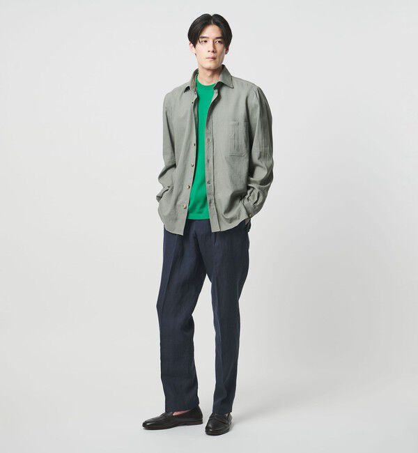 UNITED ARROWS「＜BERWICH＞SAKE/1プリーツ イージー スラックス」|スラックス|