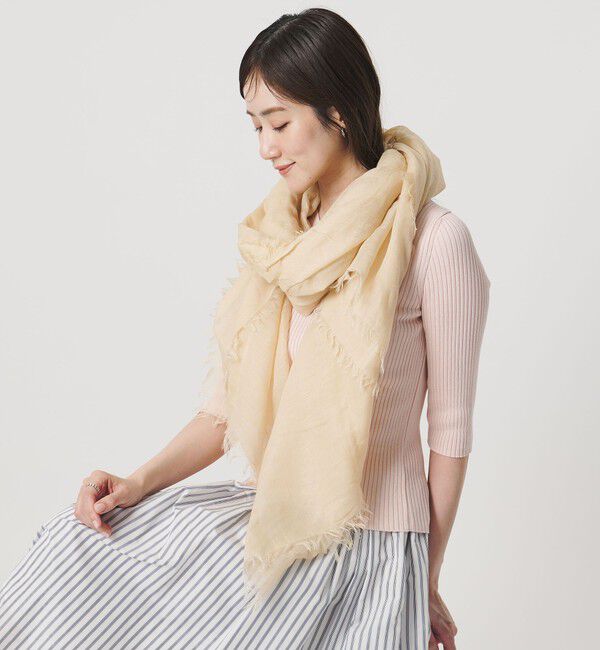 UNITED ARROWS「＜ASAUCE MELER＞R/LI/SI  MRG ストール」|ストール|