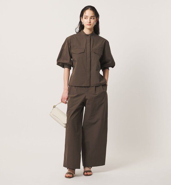 UNITED ARROWS「NALYA バンドカラー シャツ」|シャツ・ブラウス|