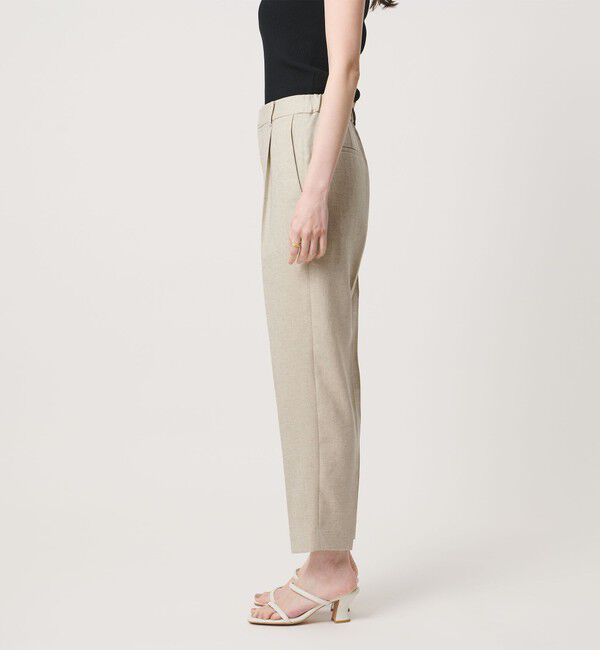UNITED ARROWS「Spiree IAS タック テーパードパンツ ‐UVカット 接触冷感 ウォッシャブル‐」|スラックス|
