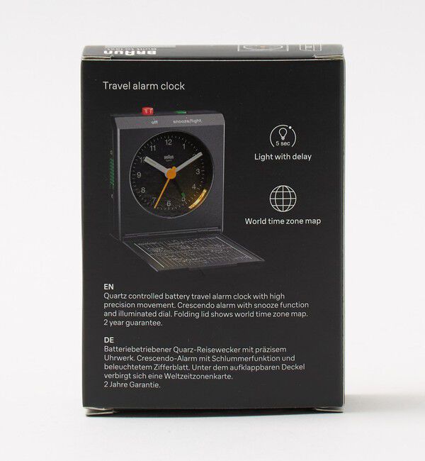 Style for Living「＜BRAUN＞TRAVEL ALARM CLOCK BC05」|クロック・置時計|
