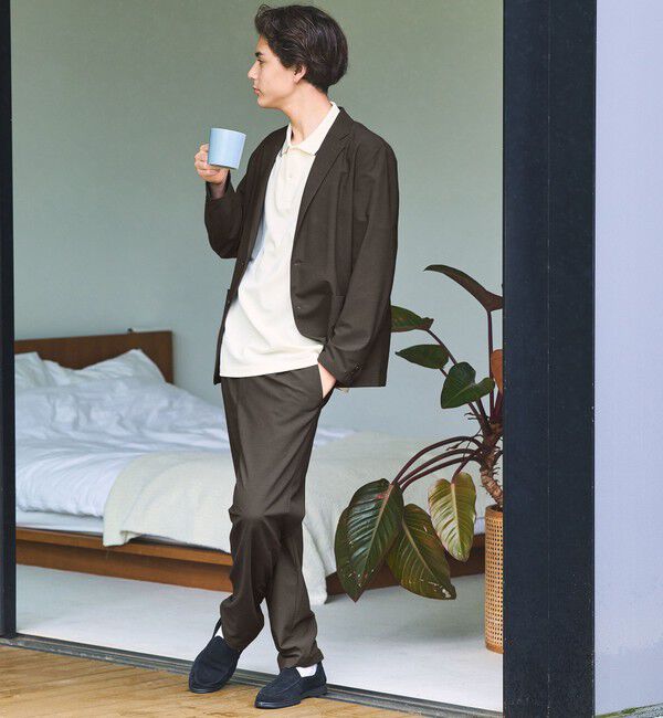 UNITED ARROWS green label relaxing「ワープ ニット 1プリーツ ユーティリティパンツ W2 イージーパンツ -ストレッチ・吸水速乾-」|その他|