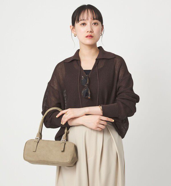 UNITED ARROWS green label relaxing「メッシュ ポロプルオーバー」|ニット・セーター|MD.BROWN