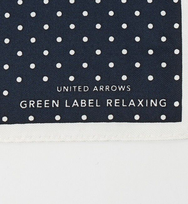 UNITED ARROWS green label relaxing「GLR シルク ドット ポケットチーフ」|その他|