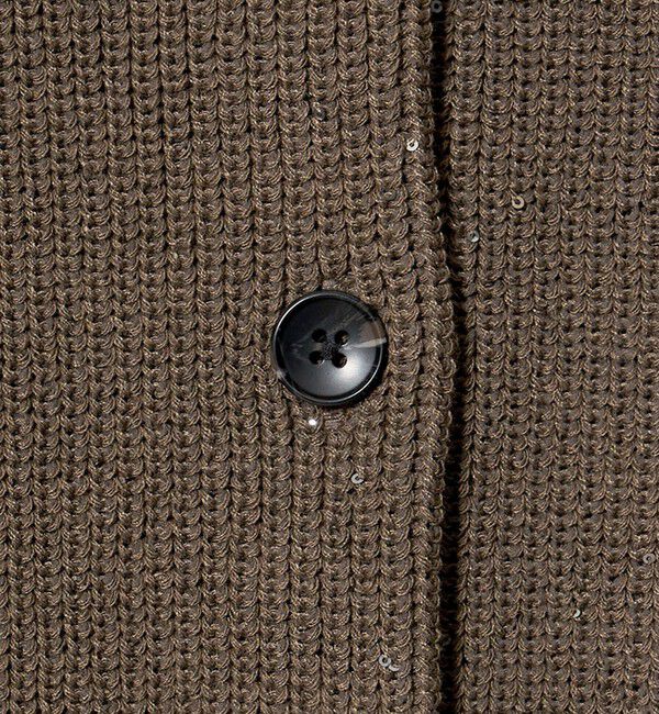 UNITED ARROWS green label relaxing「スパンコール ニット ボタン ベスト」|ベスト・ジレ|