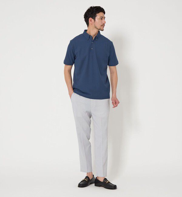 BEAUTY&YOUTH UNITED ARROWS「【WEB限定 WARDROBE SMART】ステイ クリーン ピケ BD ポロシャツ【抗菌防臭】」|ポロシャツ|
