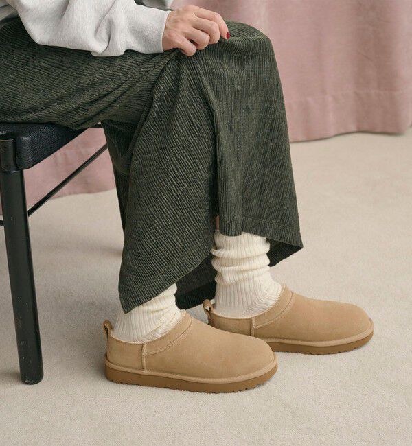 BEAUTY&YOUTH UNITED ARROWS「【国内EXCLUSIVE】＜UGG＞クラシック マイクロ ショートブーツ/スリッポン」|ショートブーツ|