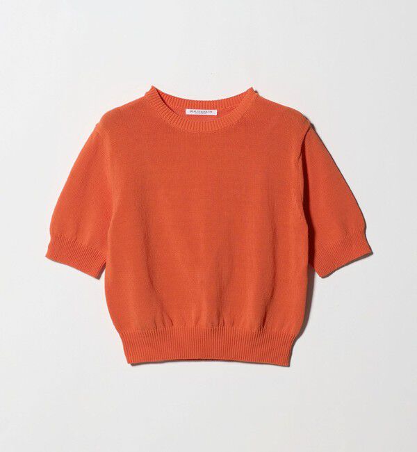 BEAUTY&YOUTH UNITED ARROWS「コイルニット ショートスリーブ プルオーバー ウォッシャブル」|ニット・セーター|